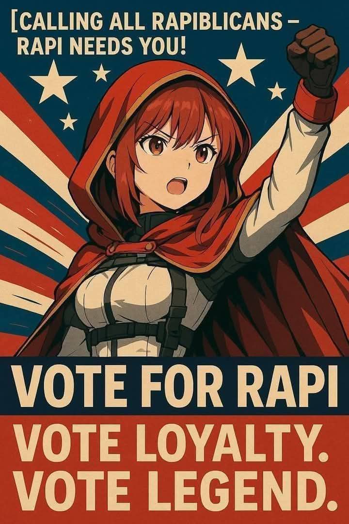 pefo_18's tweet photo. ¡Sigamos votando! ¡Rapi no puede perder!

#VoteForRapi
 #votefornikke2025 #NikkeGlobalPopularityPoll2025 #nikke #NIKKEAnniversary https://t.co/okd1C2GuaD