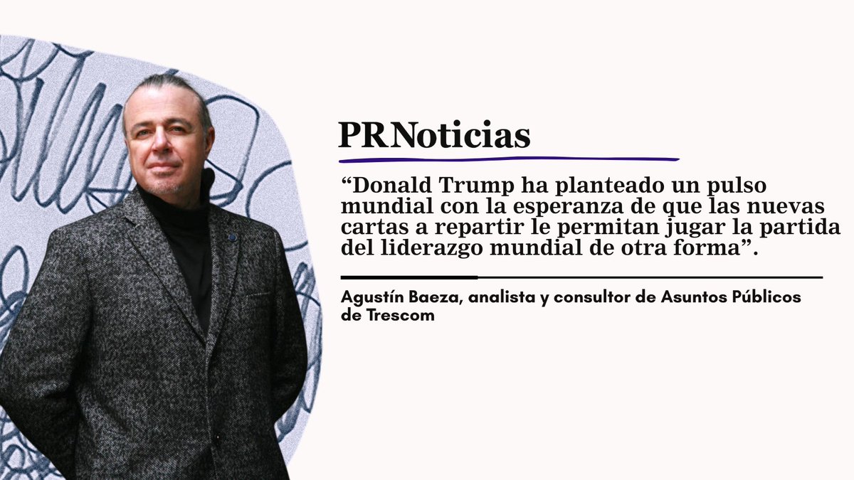 🇪🇺 Europa ante los aranceles de Trump: entre la firmeza y el diálogo. 

🗣️ Hablamos con Agustín Baeza (<a href="/Agustin_Baeza/">Agustín Baeza</a>), analista y consultor de Asuntos Públicos de <a href="/trescom_agencia/">Trescom</a> ow.ly/Hv5e50VyJWz