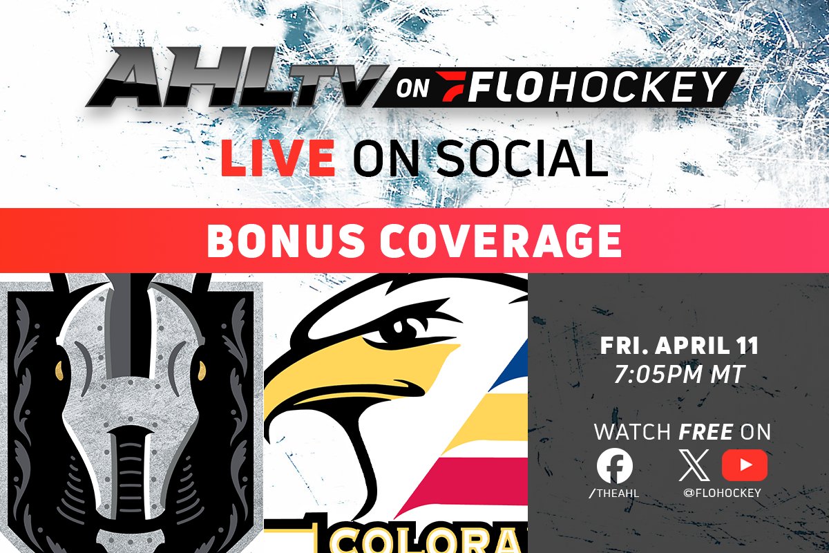 We have a gift for you 🎁

<a href="/TheAHL/">American Hockey League</a> and <a href="/FloHockey/">FloHockey</a> have worked with us to let you watch tonight's game for FREE! You can watch all the action on the AHL's Facebook page, or FloHockey's X and YouTube.

#EaglesCountry #GoAvsGo