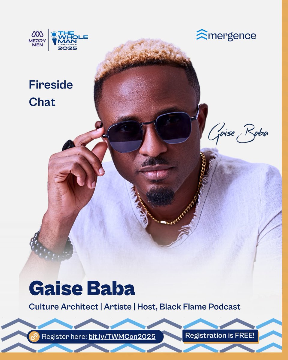 TWMConference's tweet photo. The Wait Is Over 🔥
.
Revealing... GAISE BABA!

An award-winning Afro-fusion artiste, entrepreneur, and culture architect.

Did you guess the guest right? Wait to see what's coming next. 😅

Don't forget to register for #TWMCon 2025👇
https://t.co/fPdzvNPC72 https://t.co/2VDBHBvxWN
