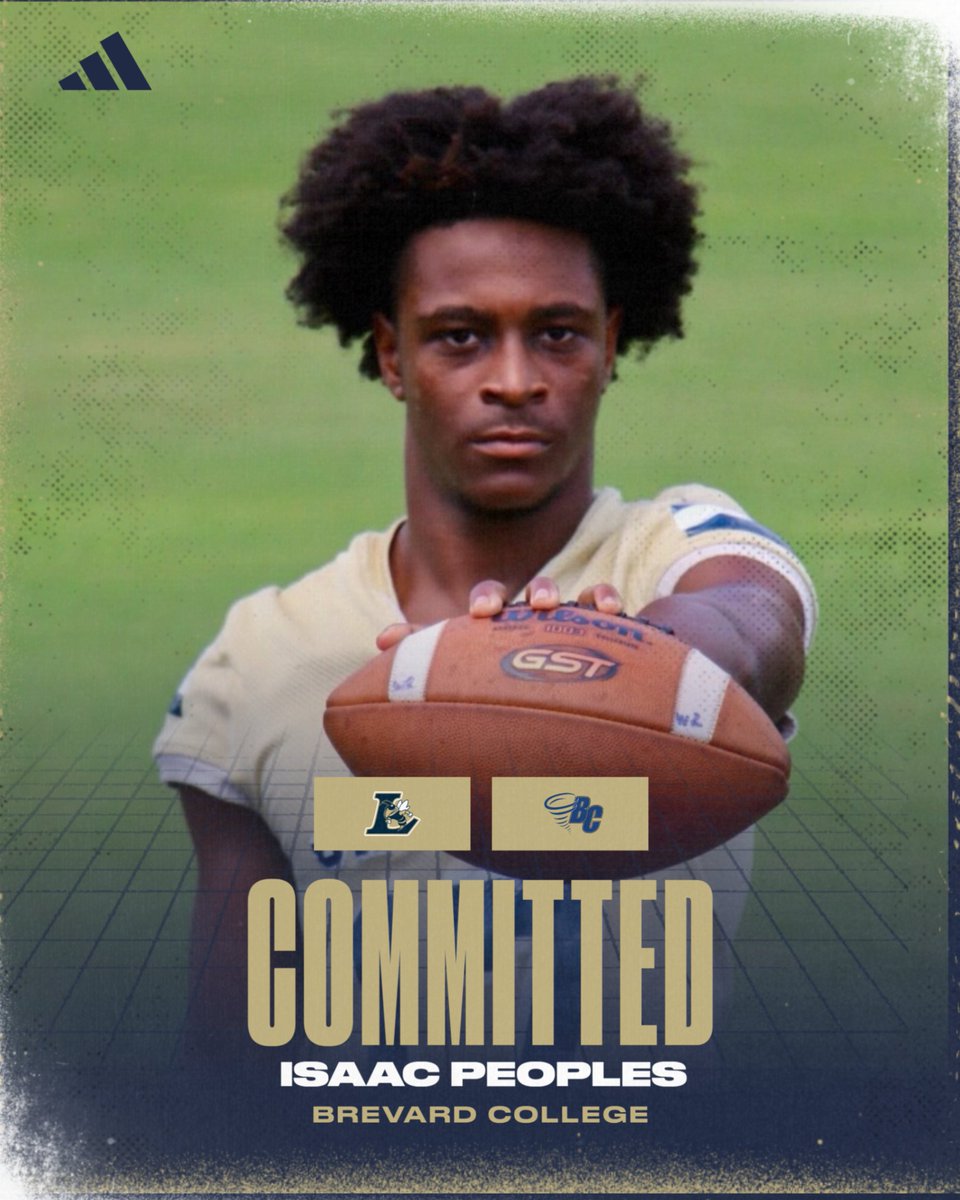 Athletics_LCHS's tweet photo. Congratulations to Isaac Peoples on his commitment to @brevardcollege @brevardcollegef5 @lc_jacketsfb #jacketpride #togetherweswarm #onceajacketalwaysajacket https://t.co/4NzOA1jomK