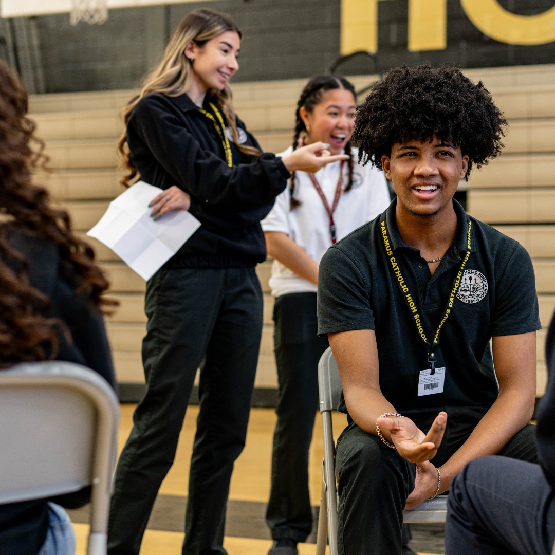 🗞️ PARAMUS CATHOLIC CELEBRATES 7th Grade Leadership Day! Students engaged in collaboration and leadership with inspiring talks from Ava Muniz and Petros Rouggeris. ✨ #ParamusCatholic #PaladinPride #LeadershipDay #FutureLeaders #CatholicEducation #PCPride #FaithFamilyFuture