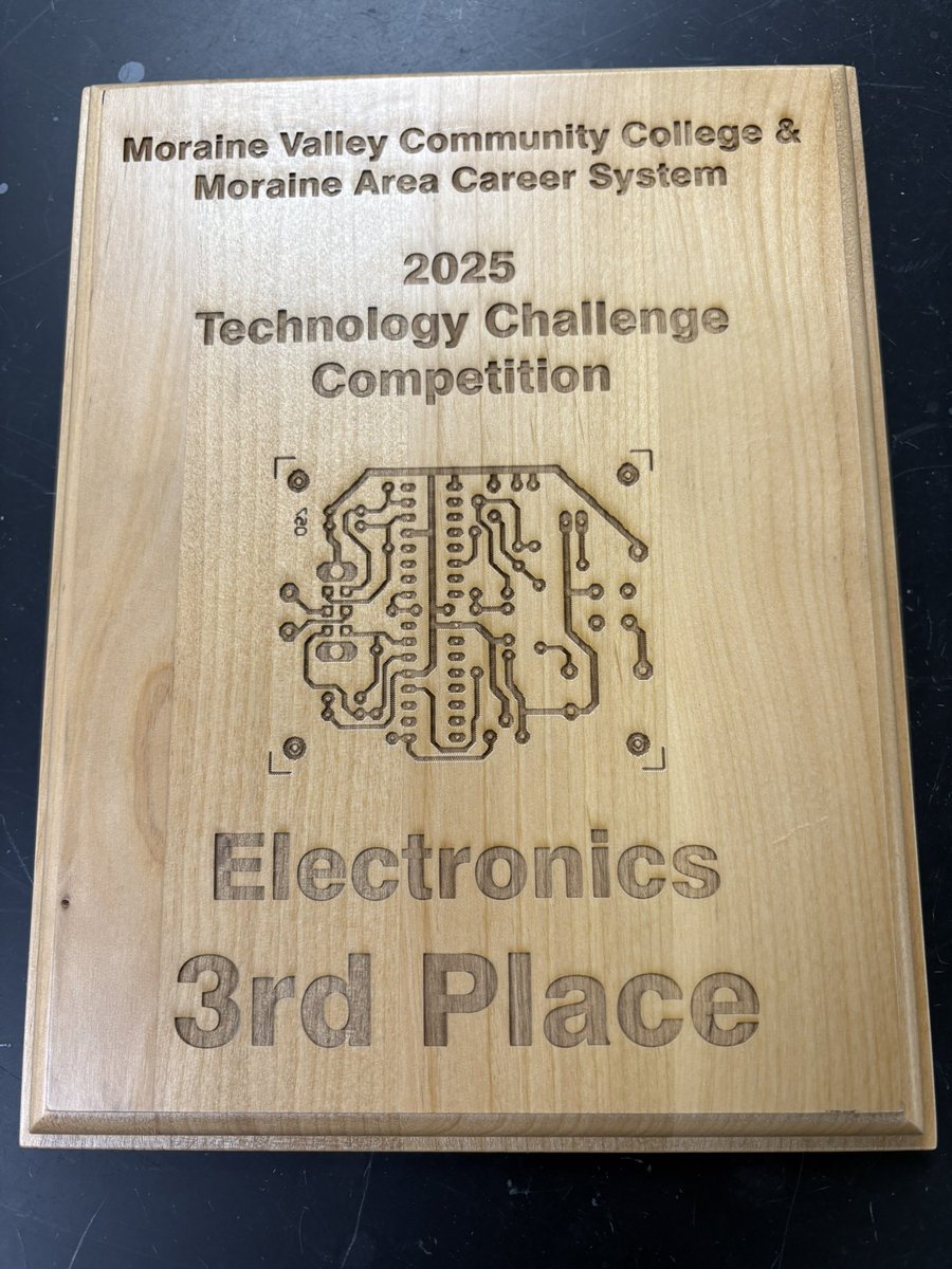 Landon and Ian took home 3rd place today at the MVCC Tech Challenge for Electronics! <a href="/SandburgHS/">Carl Sandburg H.S.</a>