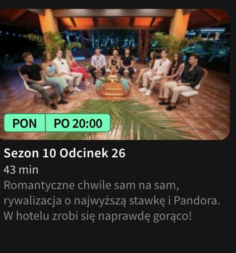 rozalkaxx's tweet photo. Alicja odpadnie w nastepnym odcinku??? dlaczego nie ma jej na miniaturce jako jedynej😭 #hotelparadise https://t.co/1Y6qRO0Yu4