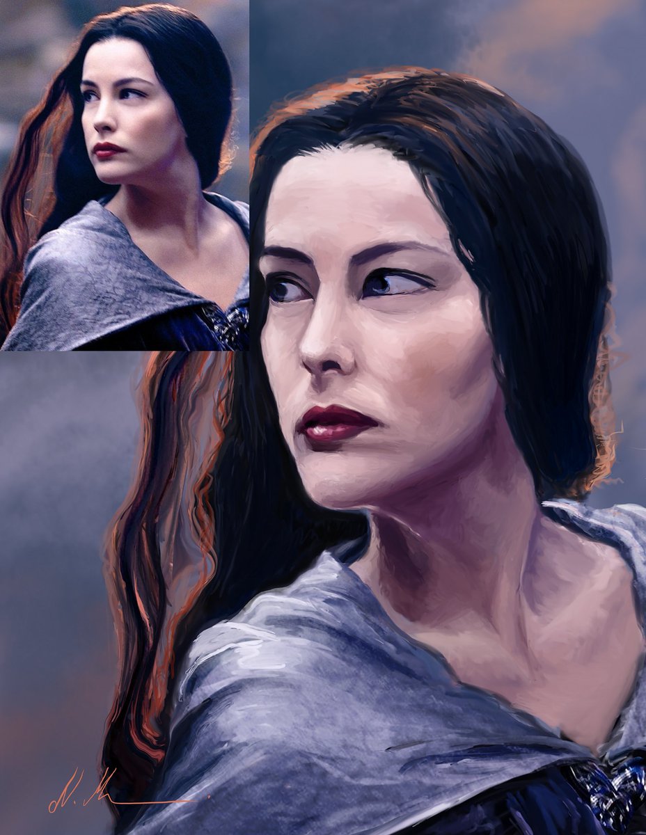 arwen Evenstar from Lord of the rings
digital oil pastel drawing
process available on YouTube
youtube.com/shorts/WZ8u7ap.
#lotrart #LOTR #fantasyart #elfantasy
#digitalartwork #arwen #tolkienart