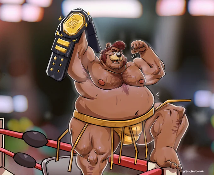 First slot done!YCH for @/eazyehondai love this handsome bear (Still Available) 