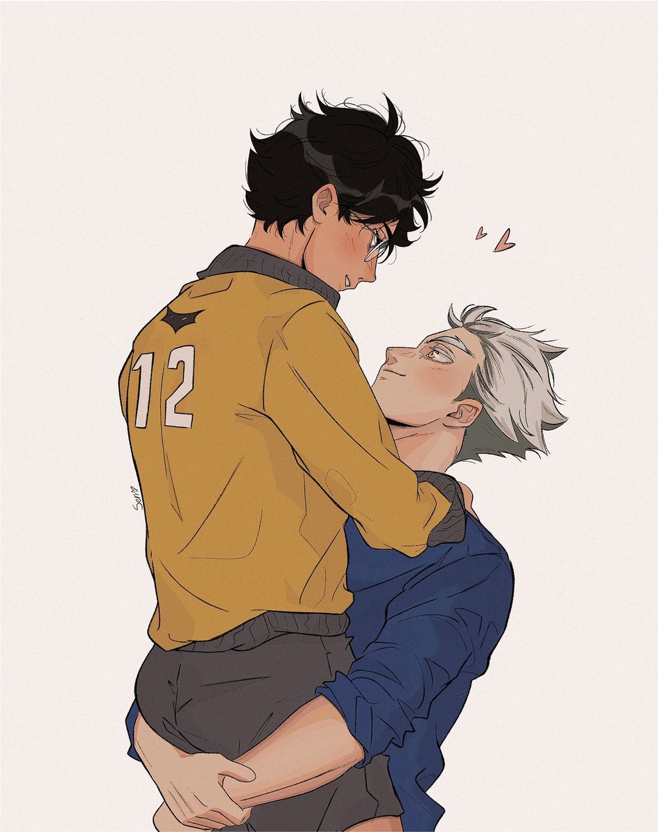 When they look into each other's eyes, they see a whole galaxy 🌎⭐

Little contribution to the BokuAka Week! <a href="/BokuAkaEvents/">BKAK events 🩵</a> #bokuka #bkak