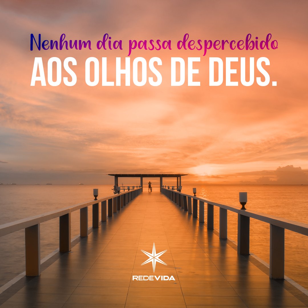REDEVIDA's tweet image. Nenhum dia passa despercebido aos olhos de Deus. Até nos silêncios, Ele te vê, te ouve e te ama.

Você nunca passa despercebido pra quem mais importa.

#Fé #DeusÉFiel #JesusCristo #Catolicismo #Oração #RedeVida