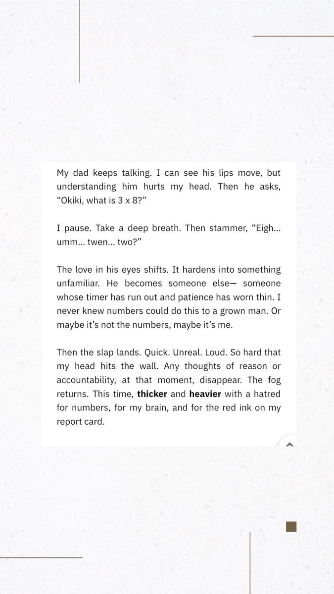 LateefahOlolade's tweet photo. Ever felt like you'd rather chew sand than solve an equation? Share your own experience.
#lightonthespectrum #learningdifficulties #relatablemoments https://t.co/xwLaHulQ5z