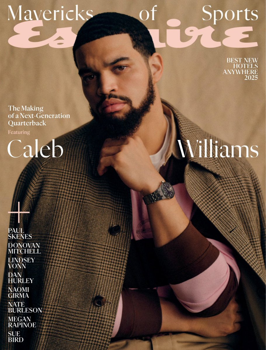 79thAndHalas's tweet photo. Caleb Williams on this months cover of Esquire https://t.co/siq97kzcqz