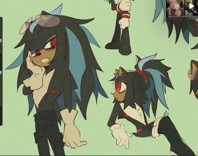 more doodles for today #sonadowfankid
