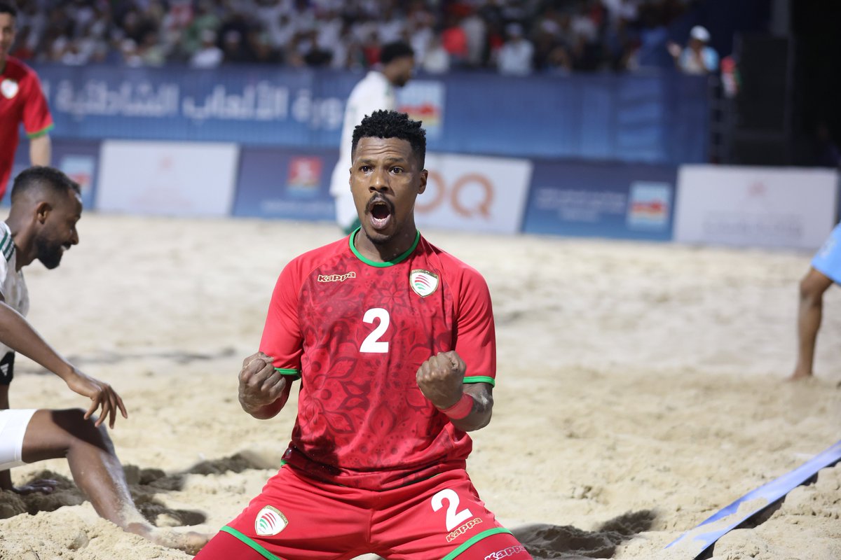 GccBeach3's tweet photo. 📸 #كرة_القدم_الشاطئية

جانب من لقاء #عمان_السعودية 

#الألعاب_الشاطئية_مسقط2025 https://t.co/FPaolJghQc