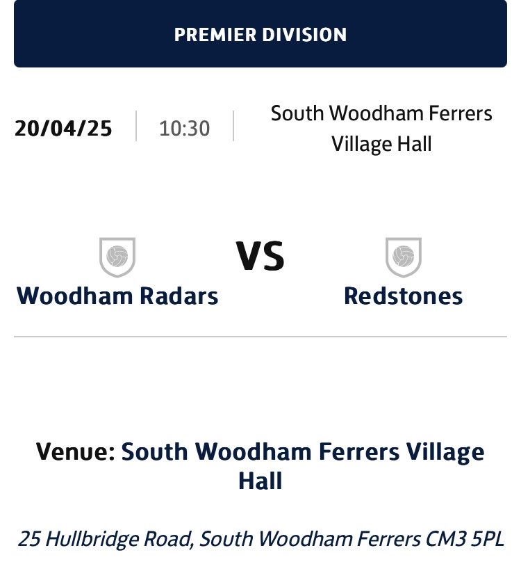 RedstonesFC's tweet image. 🆚 Having been idle for 2 weeks we return to action this Sunday, 13th April, when we make the trip to Eagle &amp;amp; Hind. Then the following Sunday, 20th April, we play our last game of our 60th season away to @radarsfc. Both games kick-off at 10.30am and are in the @chelmsfordsunfl