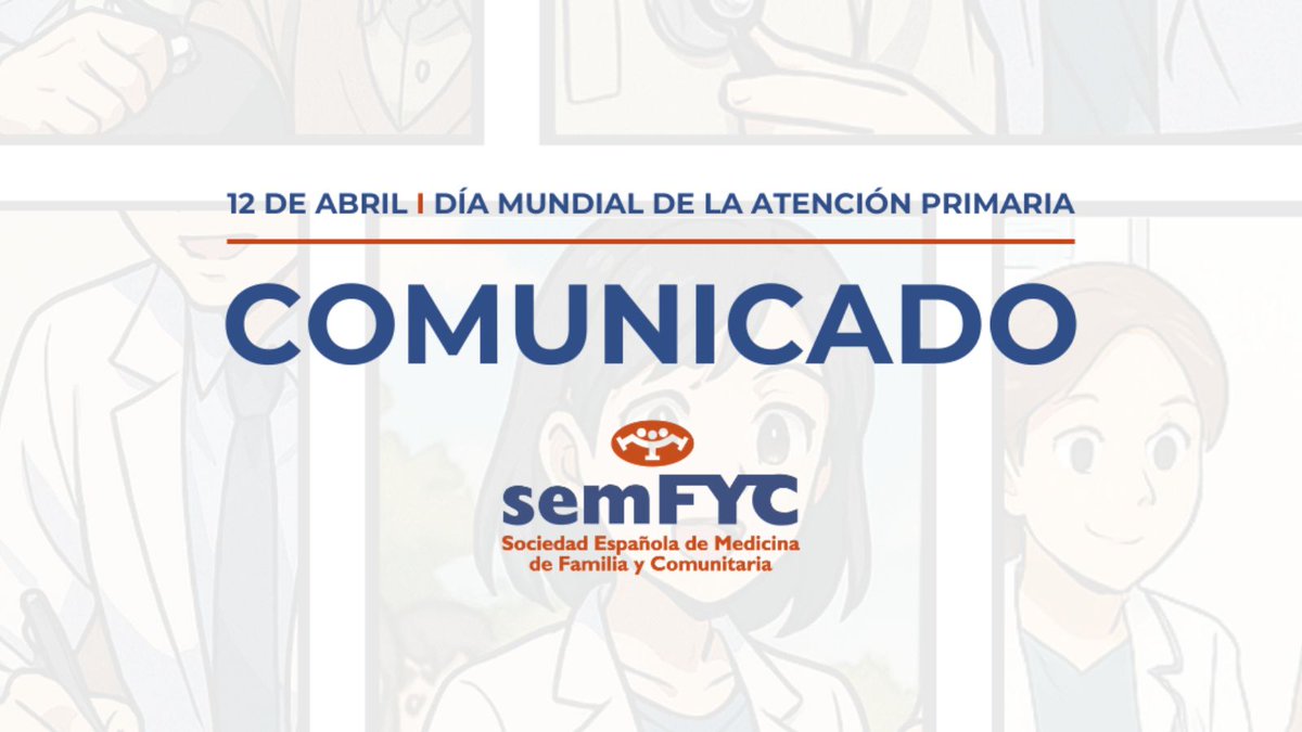 Hoy es el Día de la #AtenciónPrimaria ❤️
+100.000 profesionales cuidamos de ti y tu familia, desde la primera vacuna al seguimiento más complejo.
Cercanos, resolutivos, esenciales.
Invertir en AP es cuidar lo que importa.
🔗 semfyc.es/actualidad/com…
#DíaAtenciónPrimaria #SCMFYC