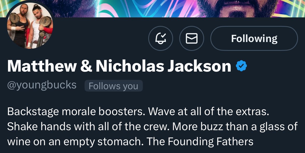 new bio!👋🤝🍷