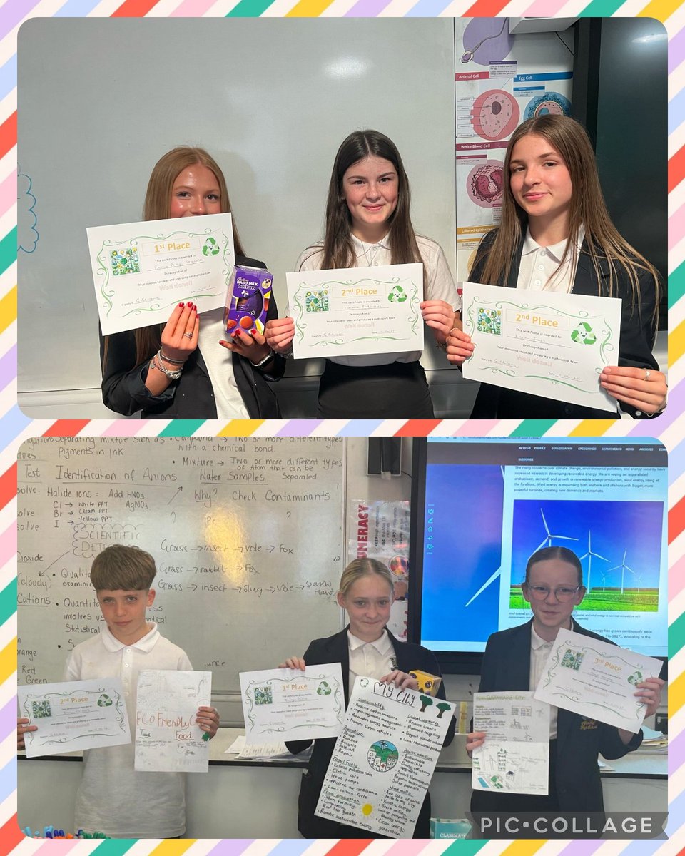 aths_science's tweet photo. 1st, 2nd and 3rd place winners in designing an Energy Town for Merthyr Tydfil! Da iawn 🌟🌎🏢 #TeamTâf @AfontafHigh https://t.co/wIKYbbYxcf