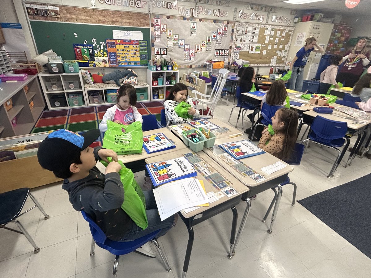 We wrapped up distribution of <a href="/berniesbookbank/">Bernie's Book Bank</a> books today to our 7 eligible schools. With 2700 kids getting 8 books each, we sent home over  21,000 books over the last 2 days. We so appreciate this partnership and the efforts of our school staff to make it happen! #D59Learns