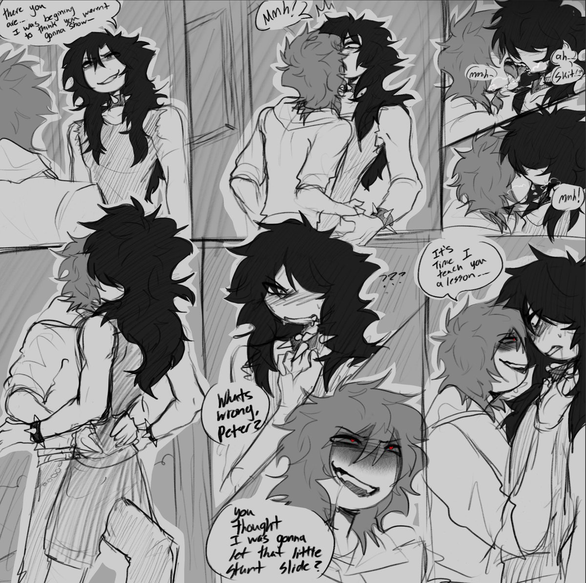 Skittlesdump's tweet photo. Holy fuckk… this took me forever to finish 😭💀
#YourBoyfriendGame #YourBoyfriendPeter #YourBoyfriendGamePeter https://t.co/dR6oe3RVs2