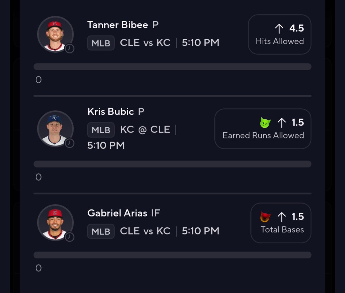 SME_20244u's tweet photo. MLB 3-Man Flex
All signs point to this CLE vs KC combo having sharp upside today:
Tanner Bibee o4.5 Hits Allowed
Heโs allowed 5+ hits in 7 of his last 10 starts. Royals offense has been sneakily hot, ranking top-10 in team batting average vs RHP this week.
Kris Bubic o1.5 Earned Runs Allowed
Hasnโt made a start since surgery, and even pre-injury he cleared this in 10 of 13. Volume risk, but CLE gets to lefties early and often.
Gabriel Arias o1.5 Total Bases
Facing a cold arm, and heโs batting over .320 in his last 10 with 6 XBHs. Love the spot here for a double or multi-hit game.
Running this one as a flex to protect against any variance. Data checks out, EV is solid.
#PrizePicks #MLBProps #FlexPlay #BaseballTwitter #DFS #SportsBetting #Props #GamblingTwitter #SME