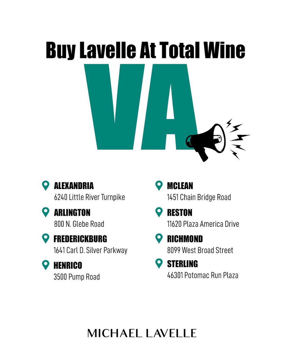 🚨 Michael Lavelle Wines | Virginia 🚨