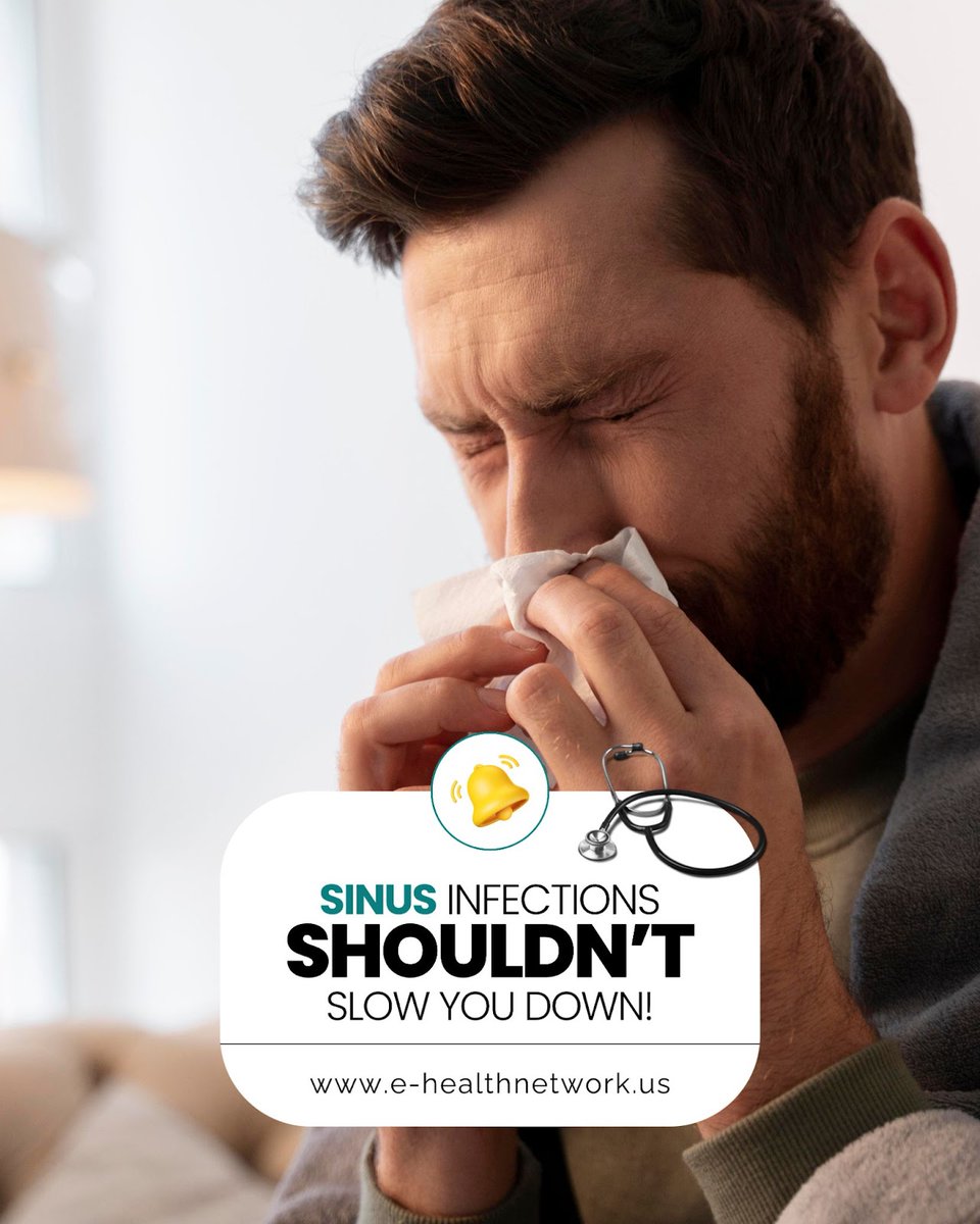 QuickCare365's tweet photo. That relentless sinus pressure, congestion, and headache are no joke. Why wait in a crowded clinic when you can consult with a doctor online and get relief today? 

📞 Get help now: https://t.co/GpVeRbfqKG 
.
.
.
.
#SinusInfection #SinusRelief #OnlineDoctor #VirtualCare https://t.co/rqMxnxIRVO