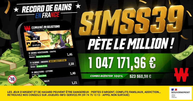 WinamaxSport's tweet photo. Le parfum préféré de "Simss39" ? Le One Million ! 🤑
