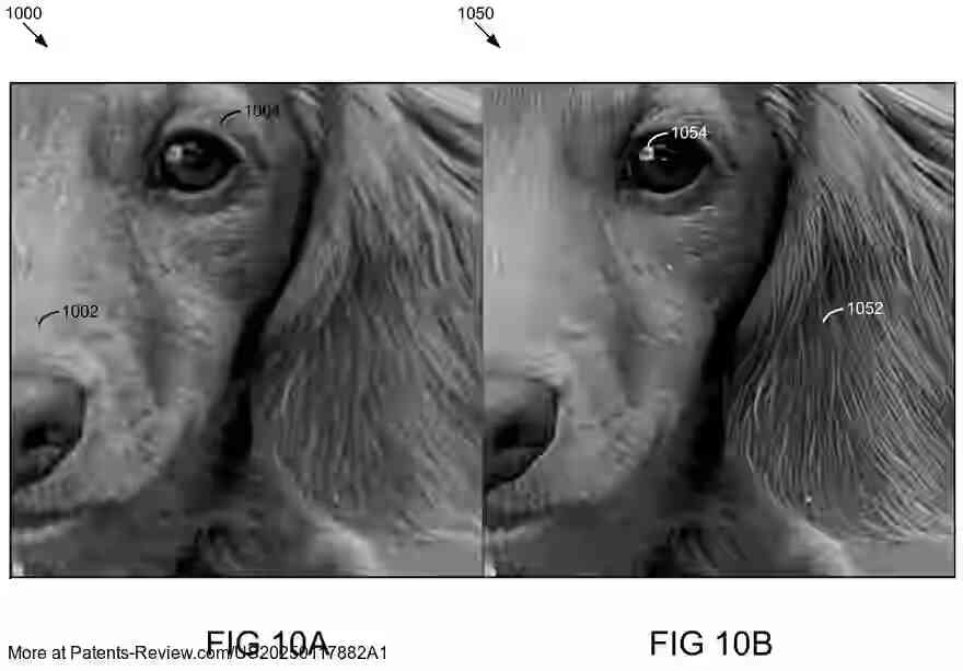 PatentPulse's tweet photo. New patent application #US20250117882A1 by #Google introduces a method for generating high-res images using a machine-learning model. Users select image portions to enhance via a UI, which updates with the high-res result. #MachineLearning $GOOGL #HighResolutionImages https://t.co/2k8c8ouBHe