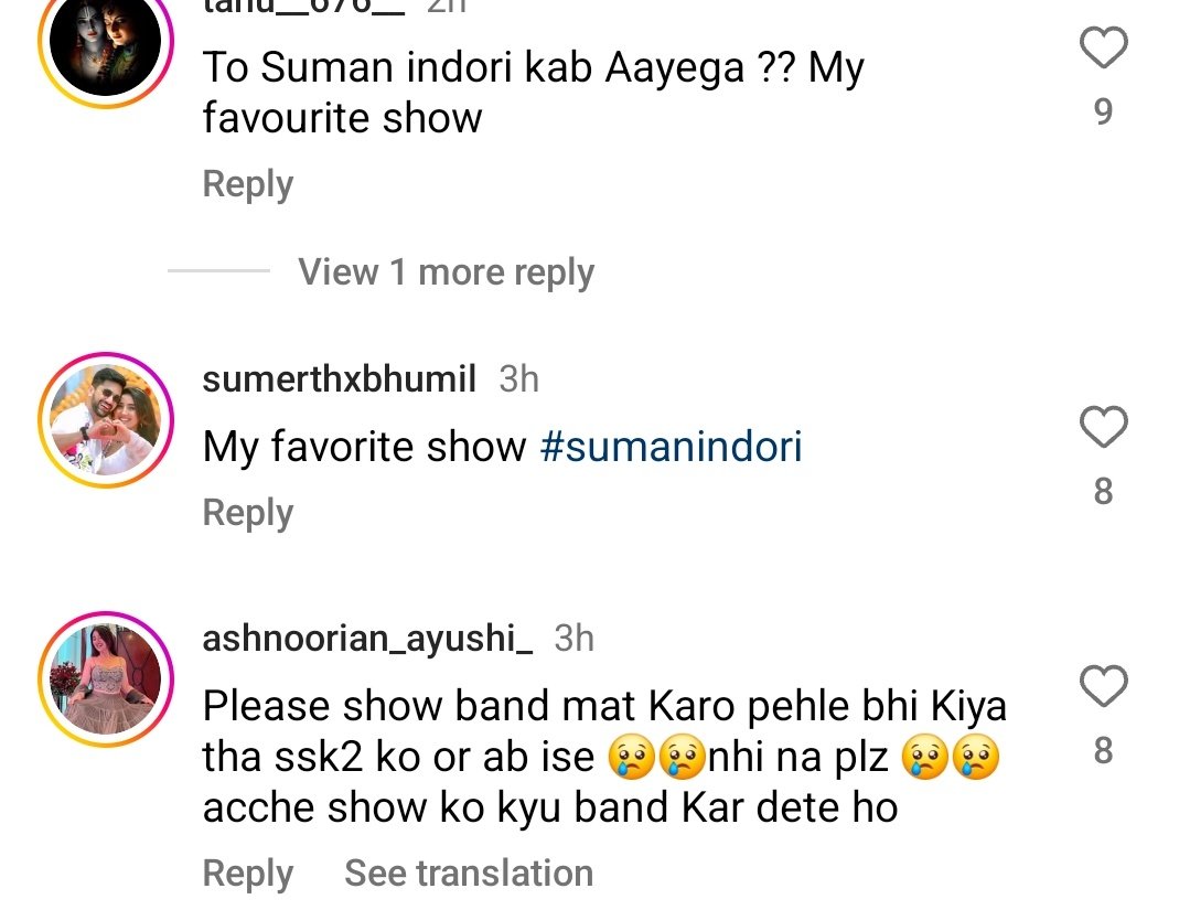 hatonayarr's tweet image. The kind of support our show is getting #Sumerth #SumanIndori 
@ColorsTV 🤡 do you see that 
@x_lostsoul_xx @kentobomb @Jyotsanaa_