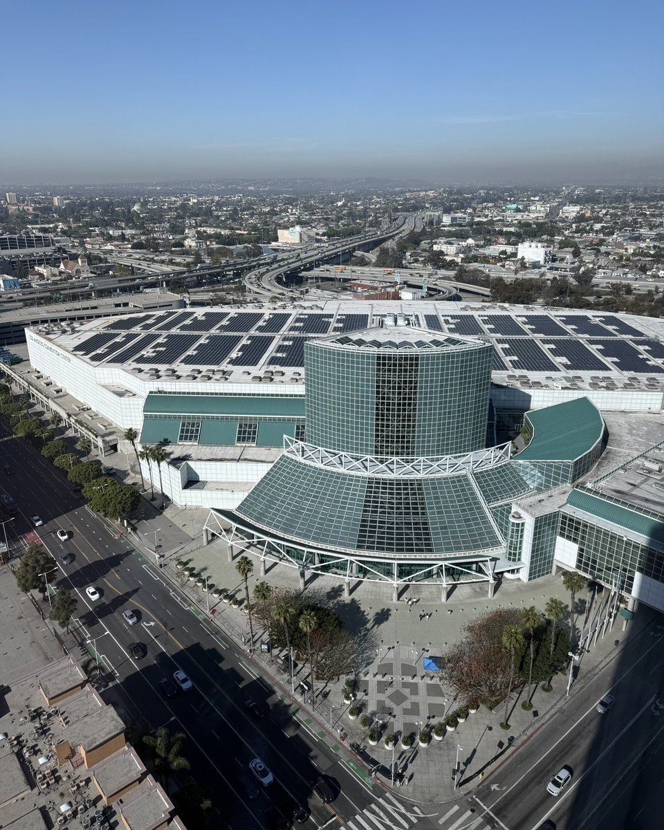 Working out with a view of the <a href="/LA28/">LA28</a> Olympic Gamesvenue this morning!

The Los Angeles Convention Center will host fencing, judo, table tennis, taekwondo, and wrestling 🤺 🥋 🏓 🤼‍♂️