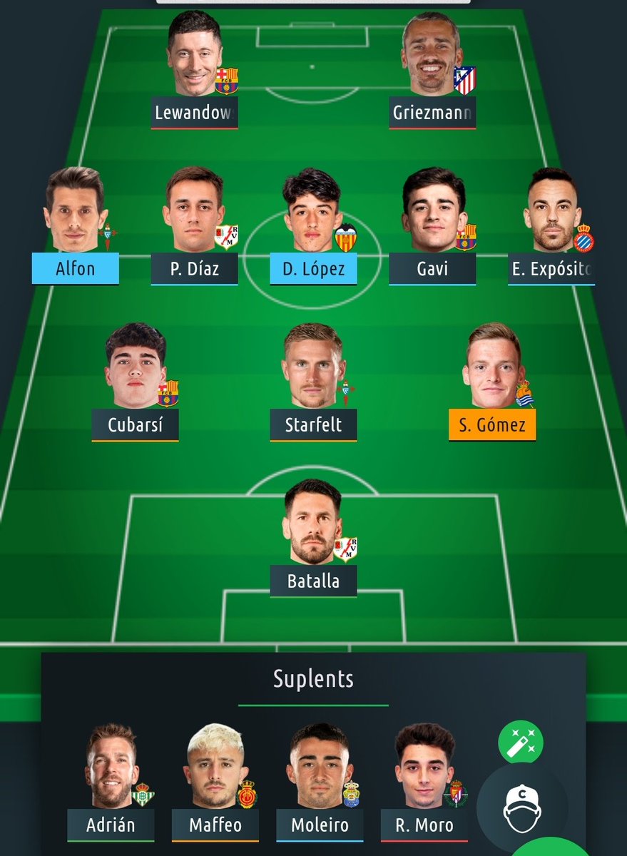 Buenas! FM prensa. Cambios para esta jornada?tambien tengo a J. Jordan y Jaureguizar. Gracias

<a href="/RemateFantasy/">Remate Fantasy</a> 
<a href="/DudasFootball/">Dudas Football</a> 
<a href="/asejorpicas/">AseJornadaPicas ♠️ JP</a> 
<a href="/OnogomezG/">Ono Asesor Futmondo</a> 
<a href="/onlyfantasytips/">Only Fantasy Tips ⚽️</a> 
<a href="/TUFANTASY1/">TU FANTASY</a> <a href="/biwengerlaliga/">Biwenger LaLiga</a> 
<a href="/AsesorMaldini/">AsesorMRMaldini</a>  <a href="/Asesor_Fantasy/">Asesorías Fantasy 🕵️‍♂️</a> <a href="/AsesorCuler/">Asesor Culer</a> <a href="/ElBielsaFantasy/">El Bielsa Del Fantasy</a> <a href="/BrokerFantasy/">Broker Fantasy 📈💸</a>