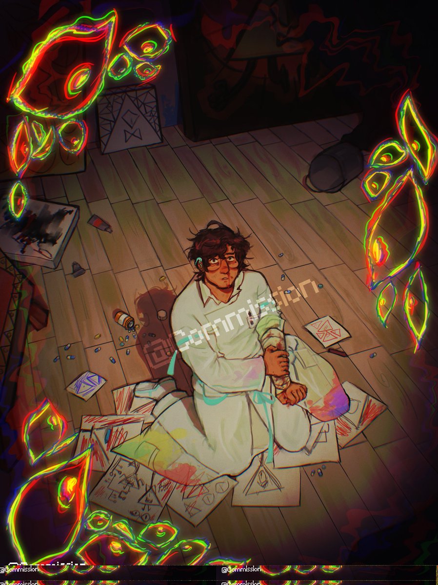 LYKOTHRO's tweet image. Commission for @Honeqqu!