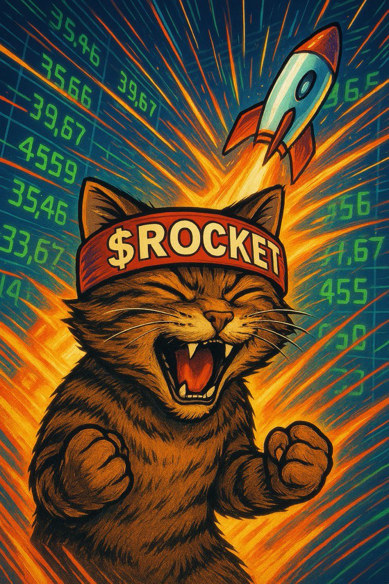 AbouPrinter's tweet photo. @KGtradez π $ROCKET is blasting off! πΎ Join the purr-fect meme coin revolution with our fearless feline leader! π Donβt miss the moonshotβgrab your tokens now! #MemeCoin #ToTheMoon #RocketCat https://t.co/EB2zGciZPw