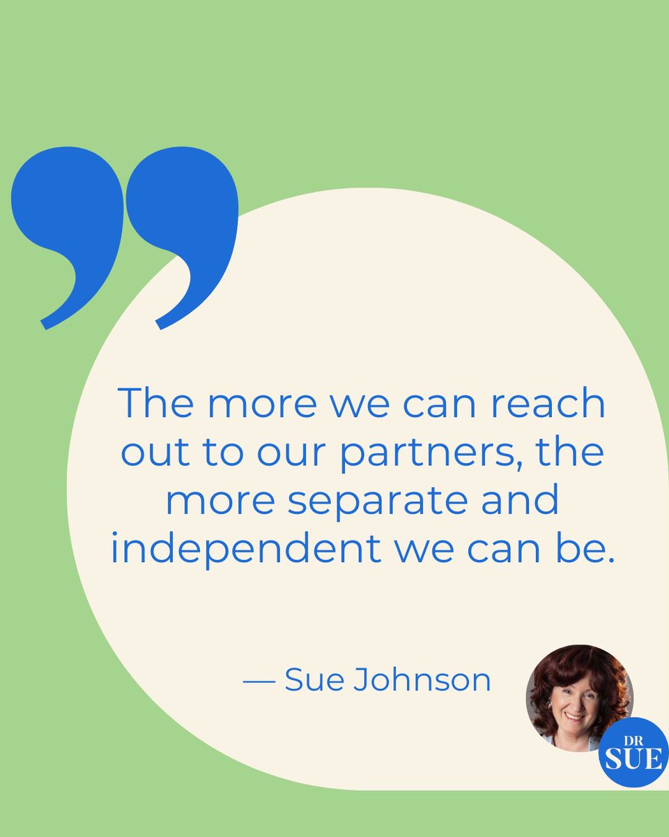 Dr_SueJohnson's tweet image. 🙌 Forever inspiring words by Dr. Sue Johnson 🙌

Want to learn more? Visit our website! bit.ly/3QydzXd  

#drsuejohnson #emotionallyfocusedtherapy #eft #attachment #AttachmentScience #Therapy #therapyquotes #relationshipgoals #AttachmentTheory #CouplesTherapy