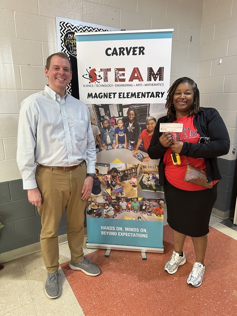We sincerely appreciate the generous donation from the Little Rock Rotary Club, which will allow Carver to purchase books for our students. Your support is truly valued.
