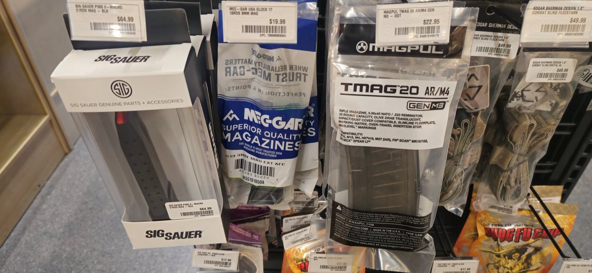 FunGunsWaco's tweet photo. New products day! 20RD T-Mags from @Magpul
 and 21RD P365 Mags from @sigsauerinc https://t.co/k31yHVxIxn