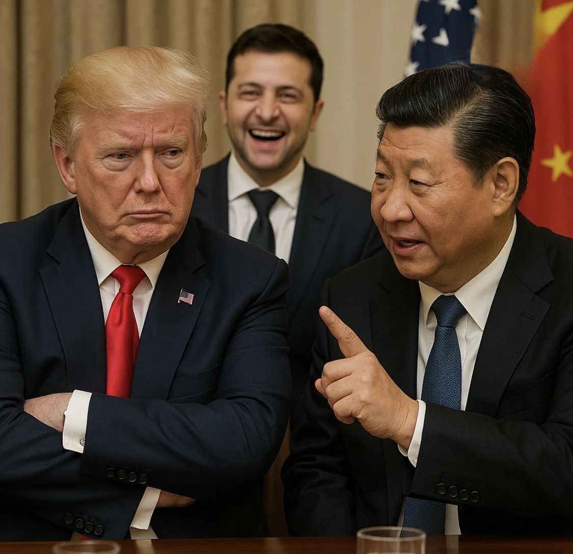 NotHoodlum's tweet photo. Xi: “You don’t have all the cards.” https://t.co/RIfYTs9PyI