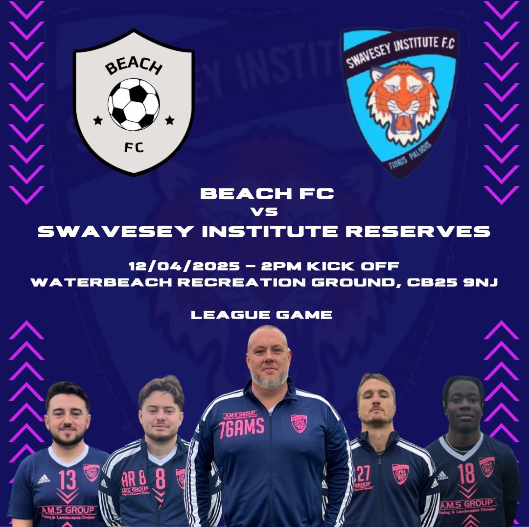 🩵 NEXT MATCH 🩵

Our last away game of the season. We make the trip to last Saturdays opponents after a narrow defeat at home. Let’s bring some points back to Swavesey!

#UPTHESWAVO 

🩵