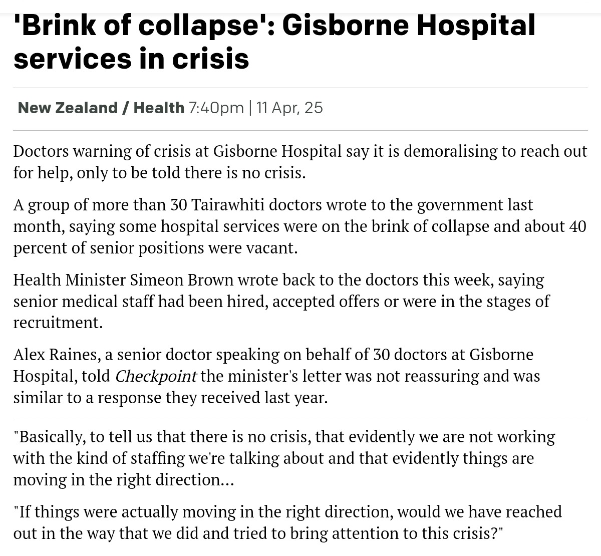 rugbyintel's tweet photo. What I'd just say to you is, Gisborne public hospital may be on the brink of collapse but once it happens I promise locals you'll have every health service you can afford.
#LyinLuxon #Runitintotheground #WorstGovernmentEver https://t.co/jsTtKkoAIy https://t.co/jmTffOcGNd