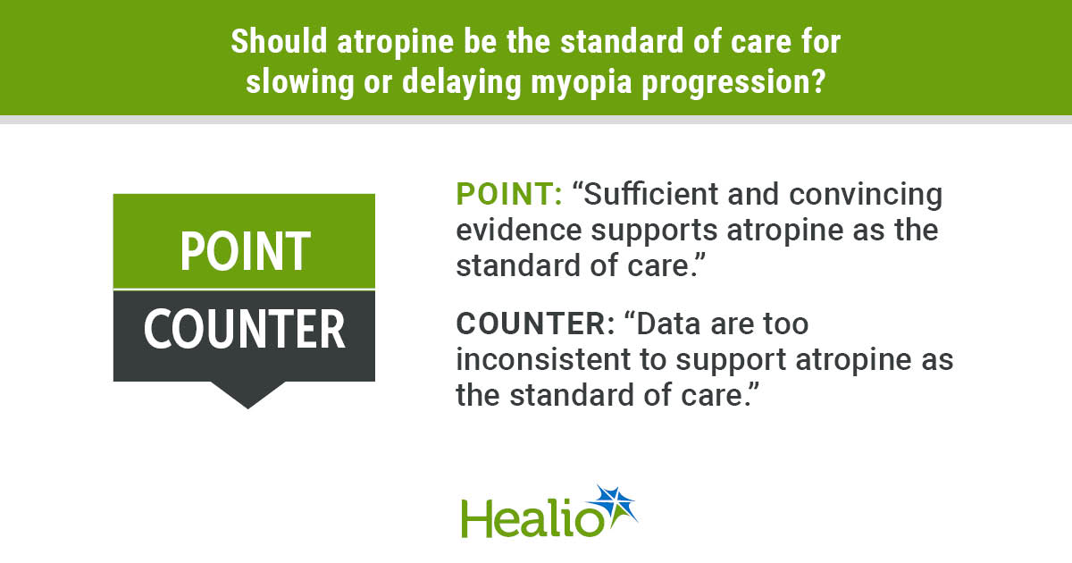 Healio_OSN's tweet image. There is controversy surrounding whether atropine should become the standard of care for #myopia control in children.

Two specialists at #COPHy debated both sides of the argument.
#OcularSurgeryNews 
healio.com/news/ophthalmo…