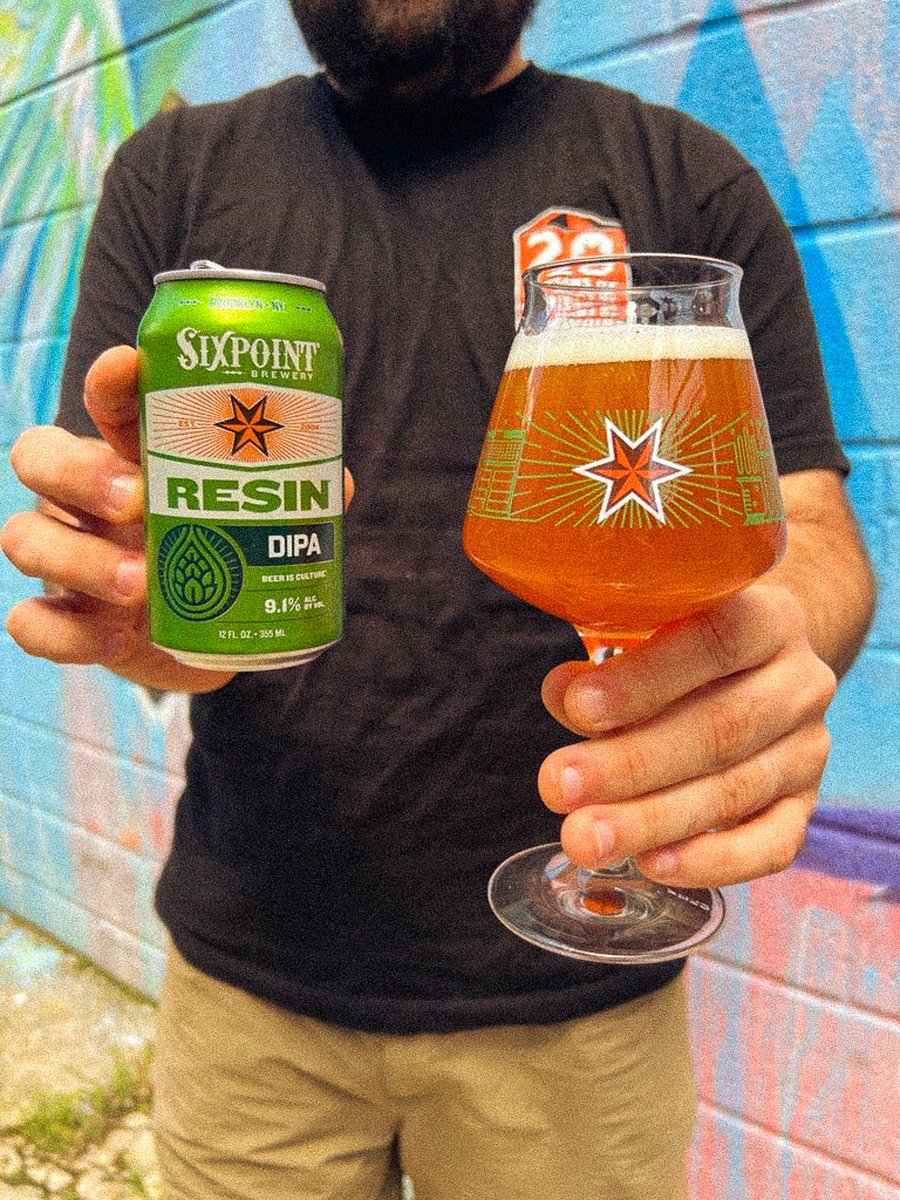 Friday calls for a big beer... and NOTHING hits like a Resin. 9.1% and DANK AS HELL, this DIPA is the stuff of legends.