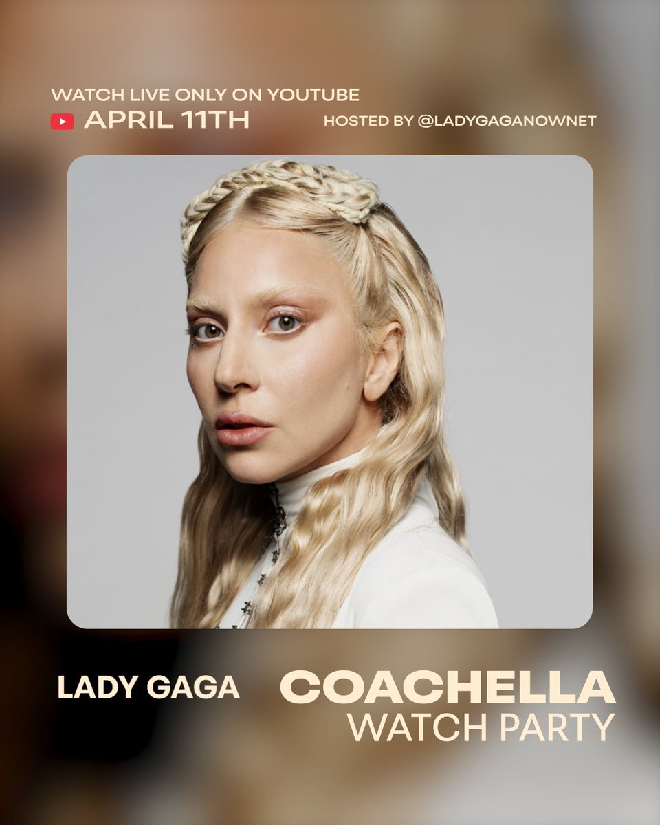 YouTube's tweet photo. 📞🌎calling all Little Monsters! we’re hosting a virtual watch party with @ladygaganownet for mother monster’s performance. bring a +1 and join us here → https://t.co/oweGcgaTZs https://t.co/zPqdixY8gz