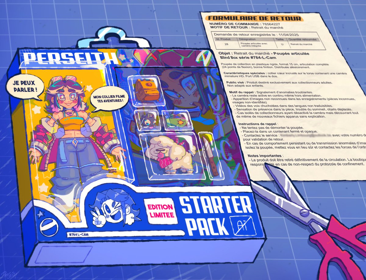 Haha, comment ça il y a un soucis avec mon starter pack? 🥺 #StarterPackNoAI