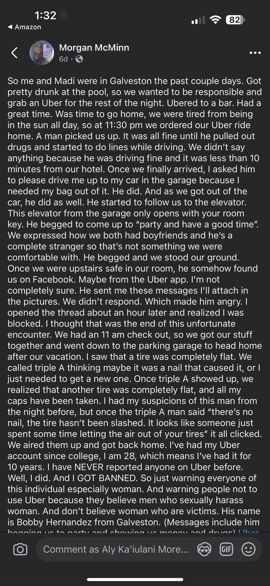 ohheyitsalyk's tweet photo. Saw this post today and it made me sick to my stomach. @Uber @Uber_Support I hope this makes it back to you one way or another. Get this driver off of the streets!!!!!! https://t.co/IB7hqUKbyc