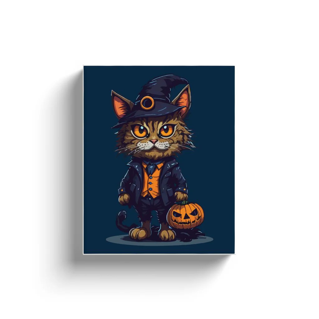 NateHartPrints's tweet image. 🎃🐱 Add some spooky elegance to your decor with Halloween Cat Design #6! This sleek black &amp;amp; white design is purr-fectly eerie for Halloween. Limited stock! 🖤

👉 printsbynatehart.com/collections/ha…

#HalloweenCats #CatLovers #WallArt #SpookyDecor
