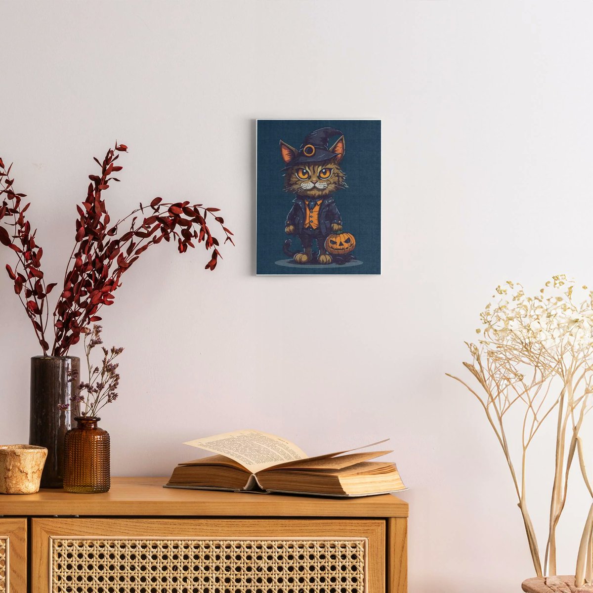 NateHartPrints's tweet image. 🎃🐱 Add some spooky elegance to your decor with Halloween Cat Design #6! This sleek black &amp;amp; white design is purr-fectly eerie for Halloween. Limited stock! 🖤

👉 printsbynatehart.com/collections/ha…

#HalloweenCats #CatLovers #WallArt #SpookyDecor