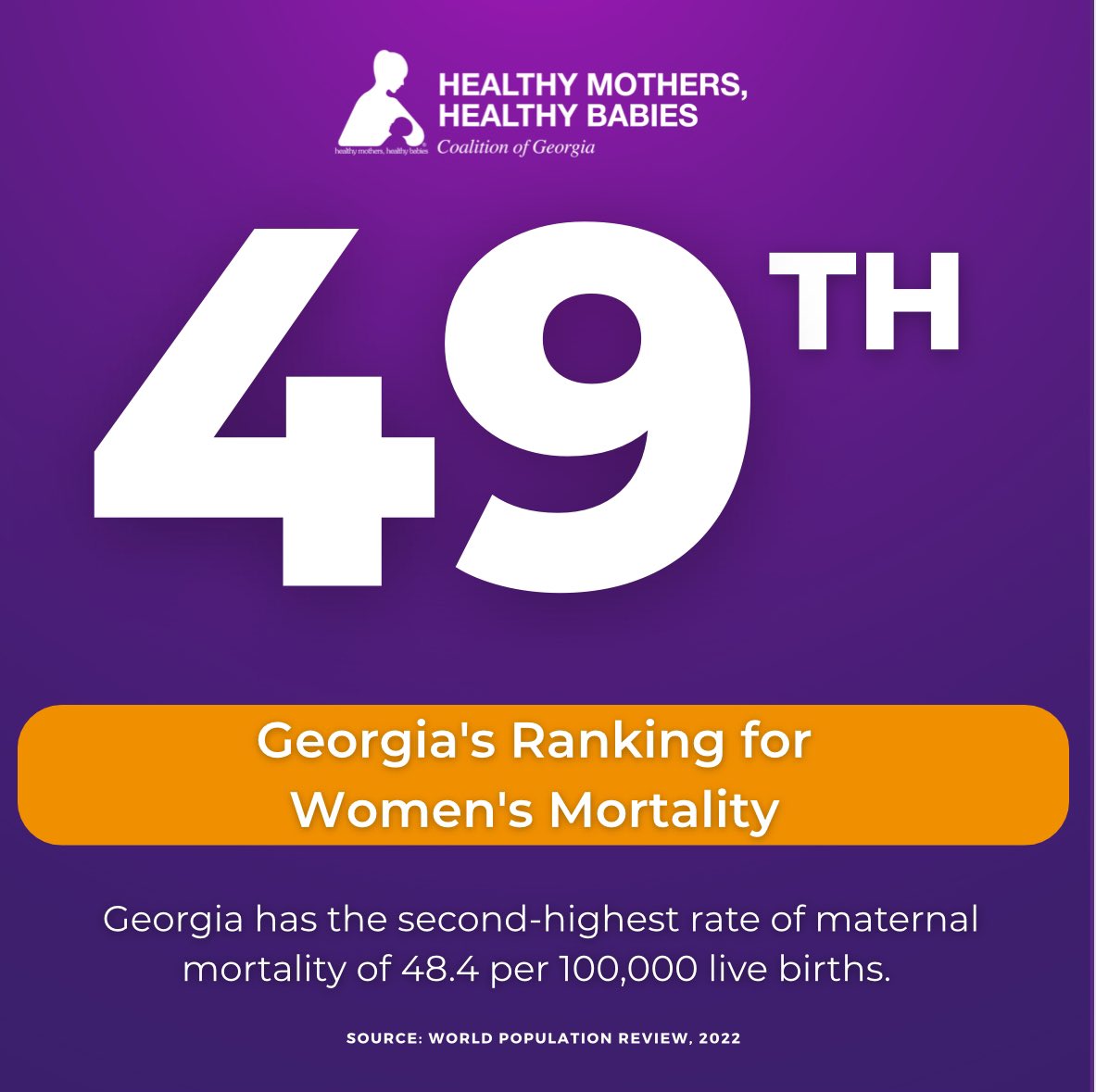 HMHBGeorgia's tweet photo. The need for collective action and advocacy in Black maternal health is urgent.  Georgia's maternal mortality rates are among the highest in the US, with Black women disproportionately affected, as detailed in HMHBGA's 2025 State of the State Report. https://t.co/aF7czTq9H3