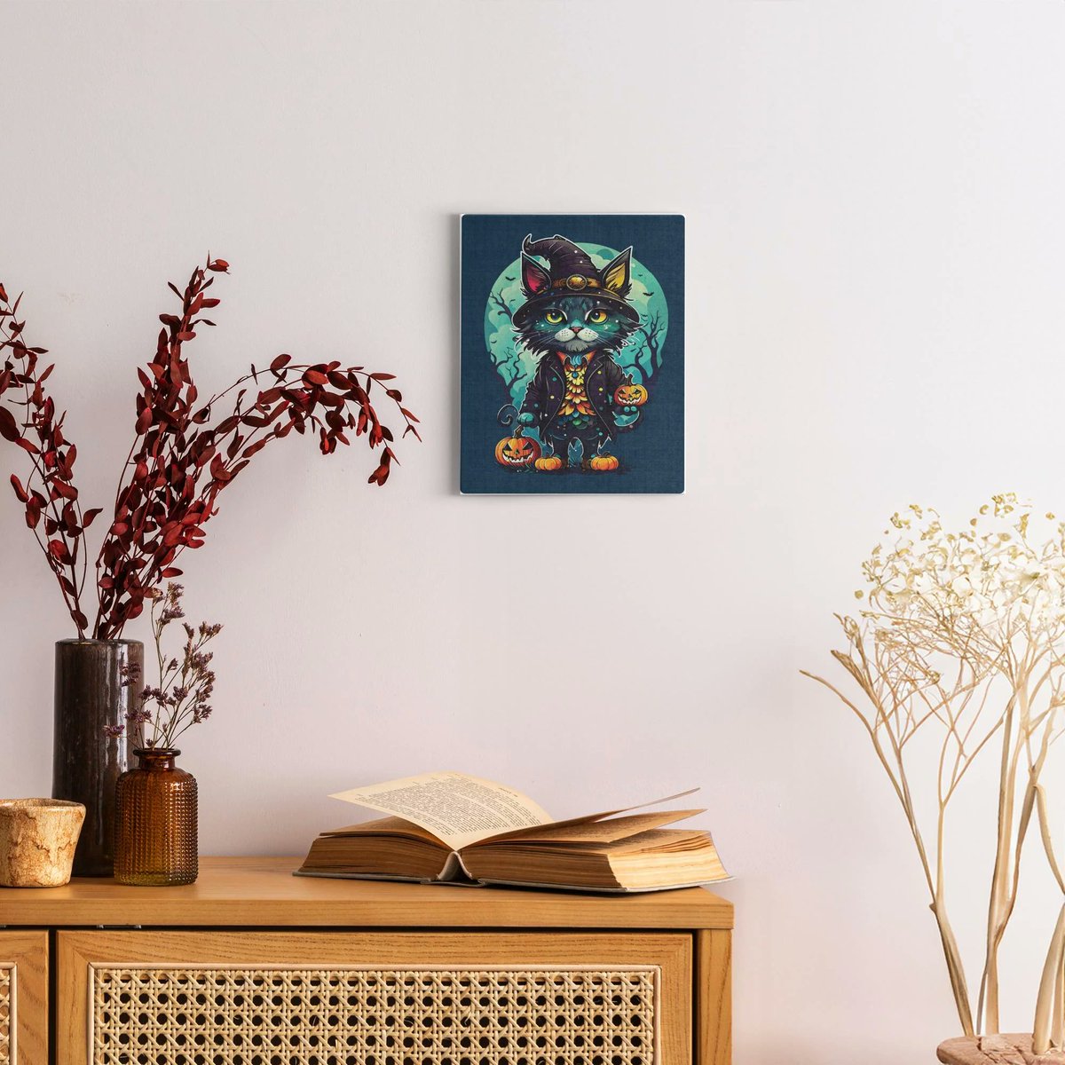 NateHartPrints's tweet image. 🎃🐱 Add witchy vibes to your walls with Halloween Cat Design #5! This bold black &amp;amp; white canvas is purr-fect for spooky season or year-round cat lovers. Limited stock! 🖤

👉 printsbynatehart.com/collections/ha…

#HalloweenCats #WallArt #SpookyDecor