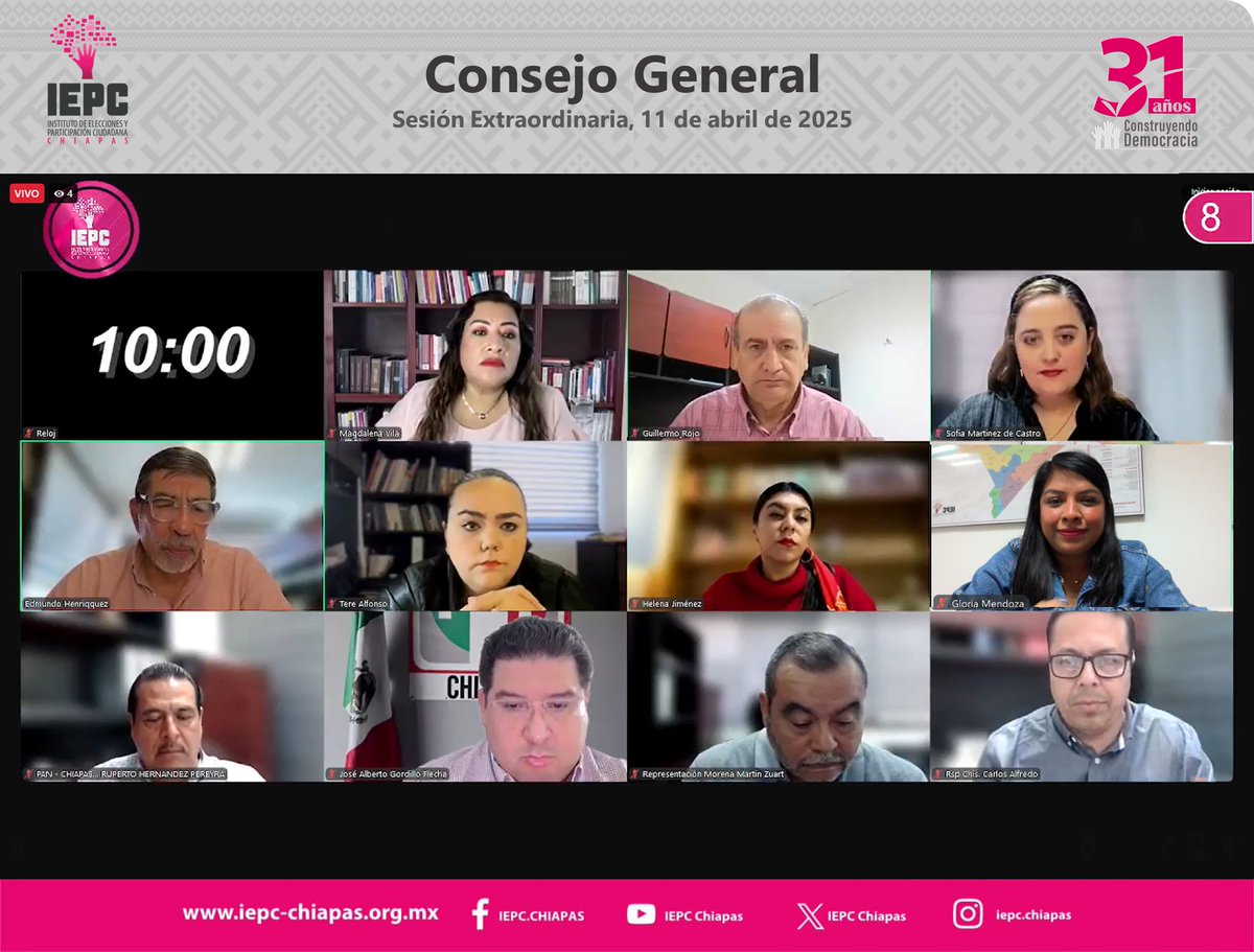 IEPCChiapas's tweet image. En cumplimiento a una sentencia dictada por el #TEECH, el Consejo General aprueba un acuerdo de cumplimiento dentro un Procedimiento Especial Sancionador, por Violencia Política contra las Mujeres en Razón de Género.