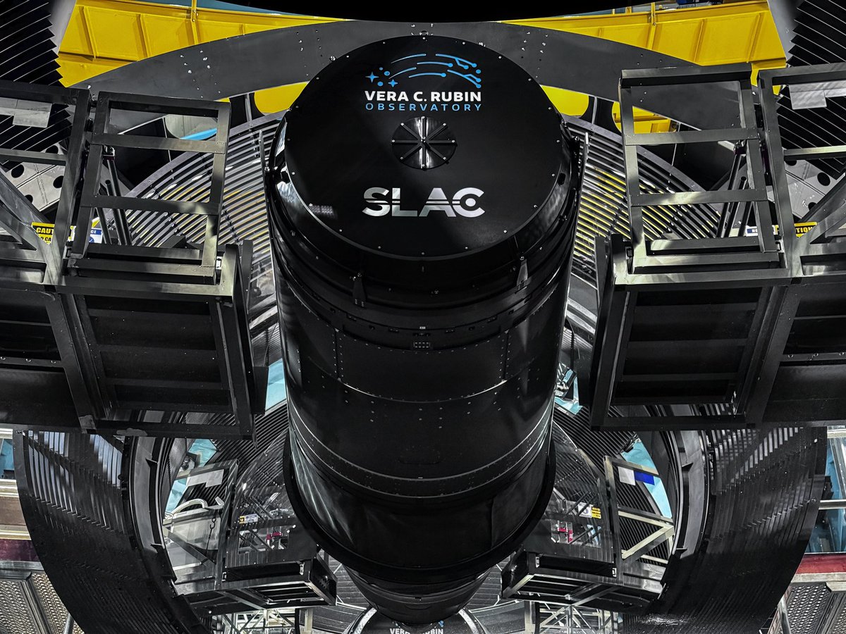Now that the world's largest digital camera is installed, what work remains before Rubin goes live?

For starters, hooking up and testing all the camera's connections to the telescope, before cooling it down to -100 C (-148 F) 🥶 

Read all the details at rubinobservatory.org/news/preparing…!