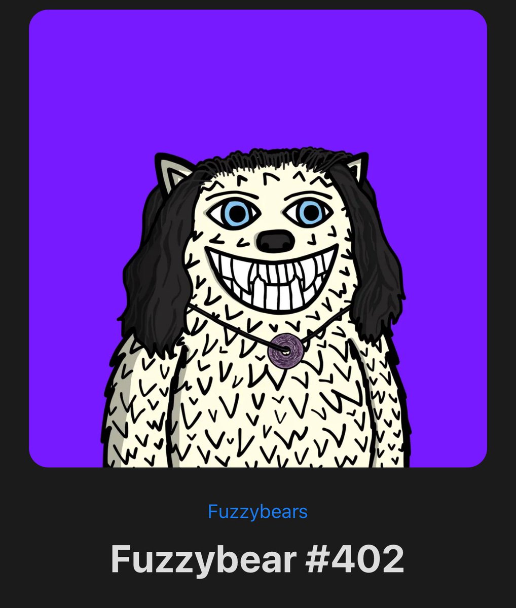 XRPaints's tweet photo. How did I get so lucky to snipe a David fuzzy?! Lfggg #feelingfuzzy @fuzzy_xrp https://t.co/2sretNMSPi